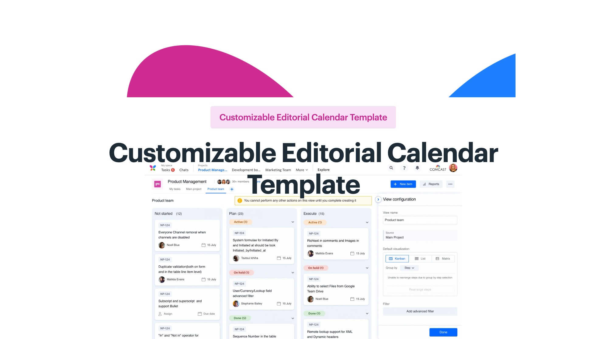 Free and Customizable Editorial Calendar Template